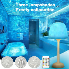 Lume Luxa Rechargeable Shower Lamp with Remote Control Simple Lume Luxa