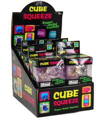 Cube Sugar Squeeze Squishies® Fidget Sugar Stress Ball (1pc) – Color Ships Assorted Simple Exclusive