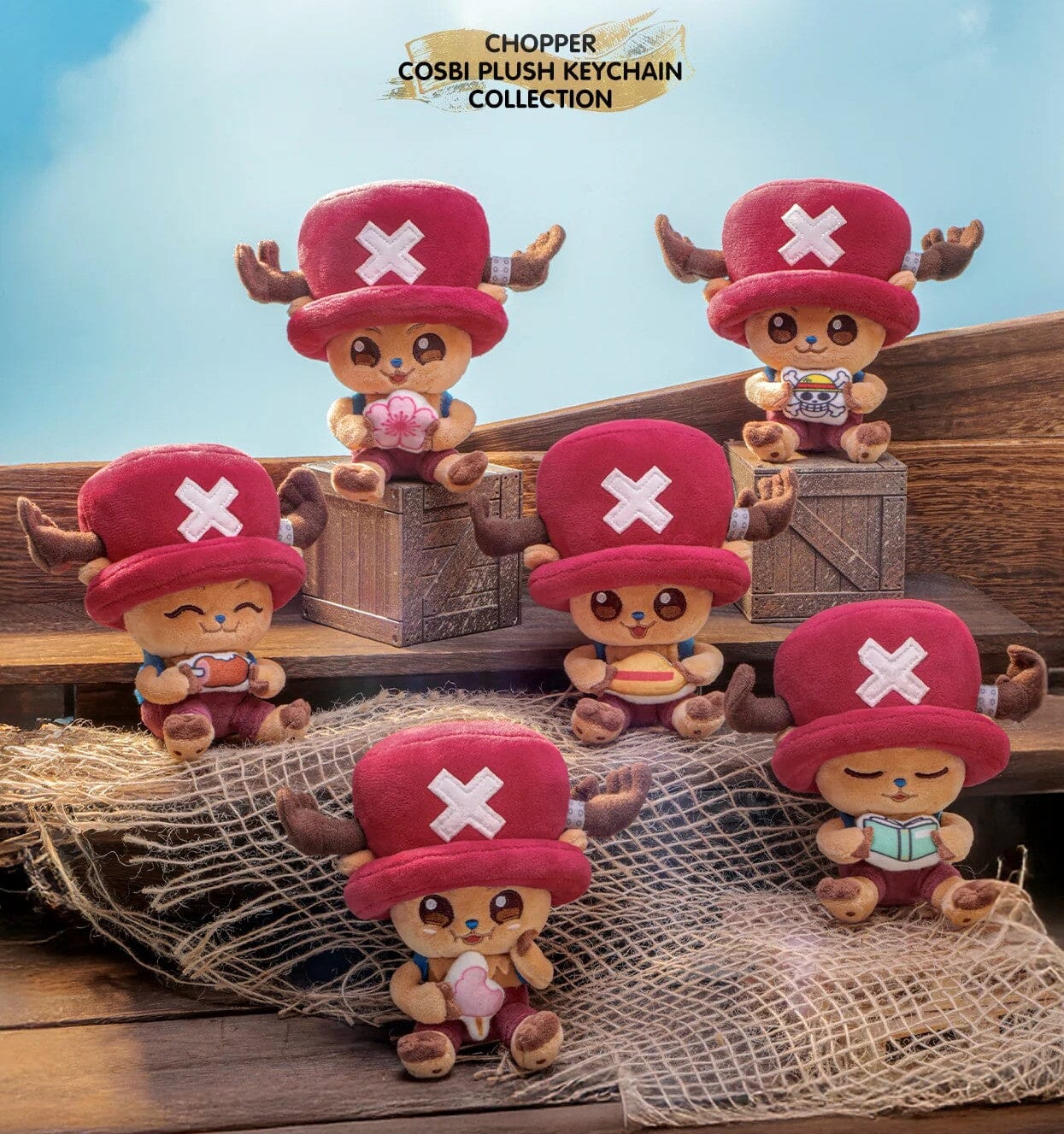 One Piece - Chopper Cosbi Collection Plush Keychain Blind Box (1pc) Simple Marvel