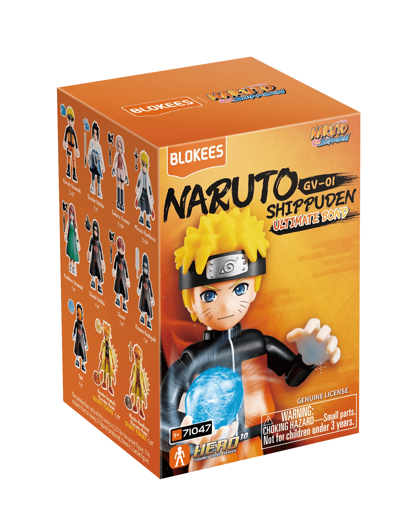 Blokees Naruto Shippuden Galaxy Version 01 Ultimate Bond Blind Box (1pc) Simple Blokees