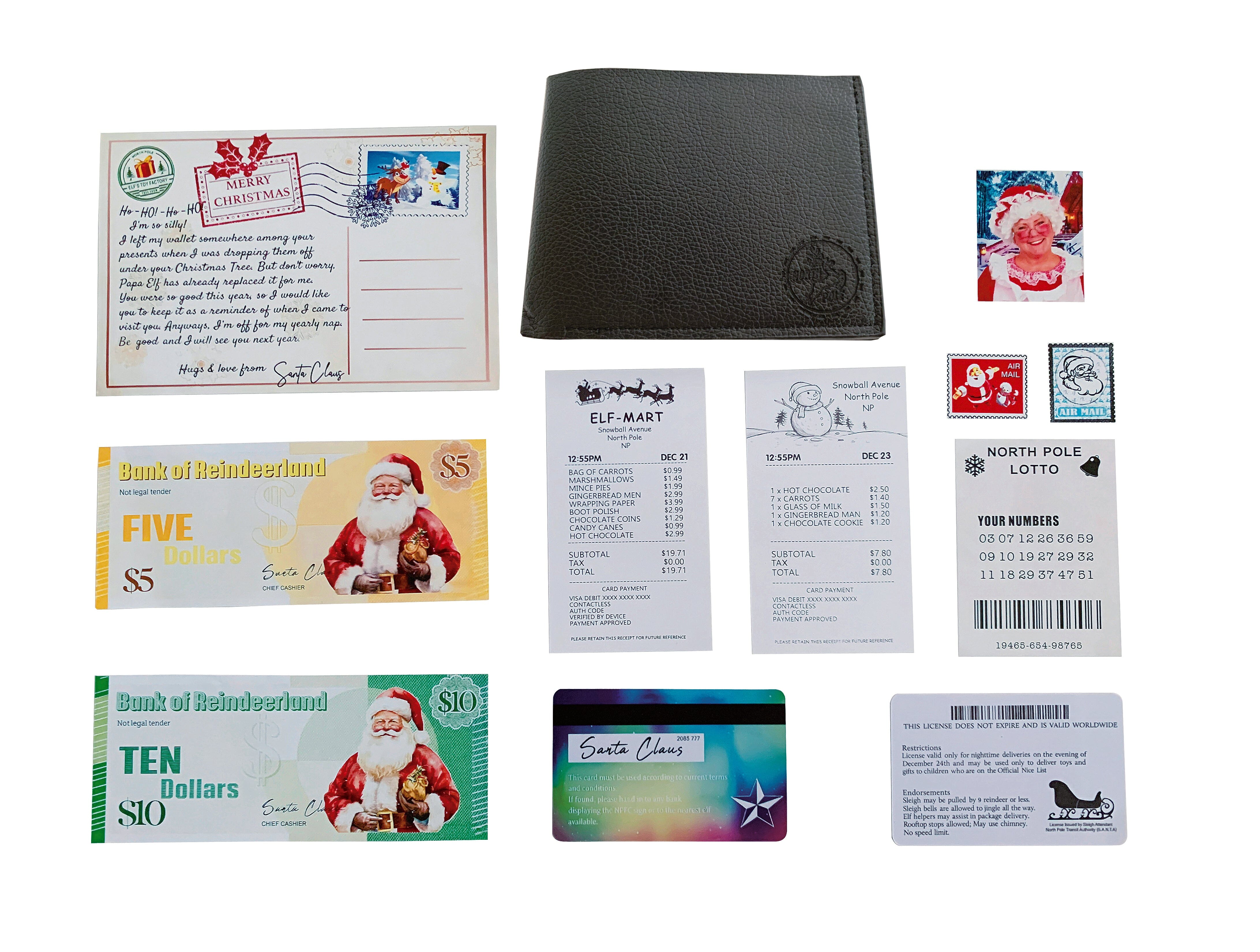 Claus Clue: Santa's Lost Wallet Christmas Kit (1pc) Simple Claus Clue