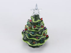 Festiluma Light-Up Tabletop 8" Ceramic Christmas Tree Décor Simple Festiluma
