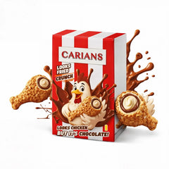 Carian's New Viral Fried Chicken Shaped Milk Chocolate (1.76oz) Simple Carians