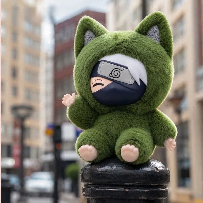 EAKI x Naruto Cat Paradise "KittenLand" Series Plush Keychain Blind Box (1pc) Simple EAKI