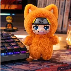EAKI x Naruto Cat Paradise "KittenLand" Series Plush Keychain Blind Box (1pc) Simple EAKI