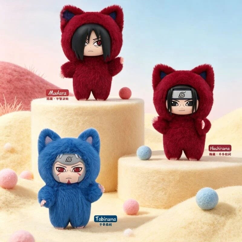 EAKI x Naruto Cat Paradise "KittenLand" Series Plush Keychain Blind Box (1pc) Simple EAKI