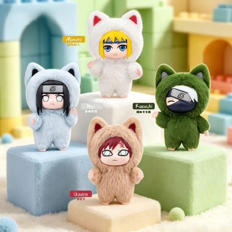 EAKI x Naruto Cat Paradise "KittenLand" Series Plush Keychain Blind Box (1pc) Simple EAKI