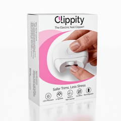 Clippity Rechargeable Electric Nail Clipper with LED Light Simple Exclusive