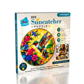 Studio Art DIY Acrylic Suncatcher Puzzle (84 Pieces) Hummingbird Simple Studio Art