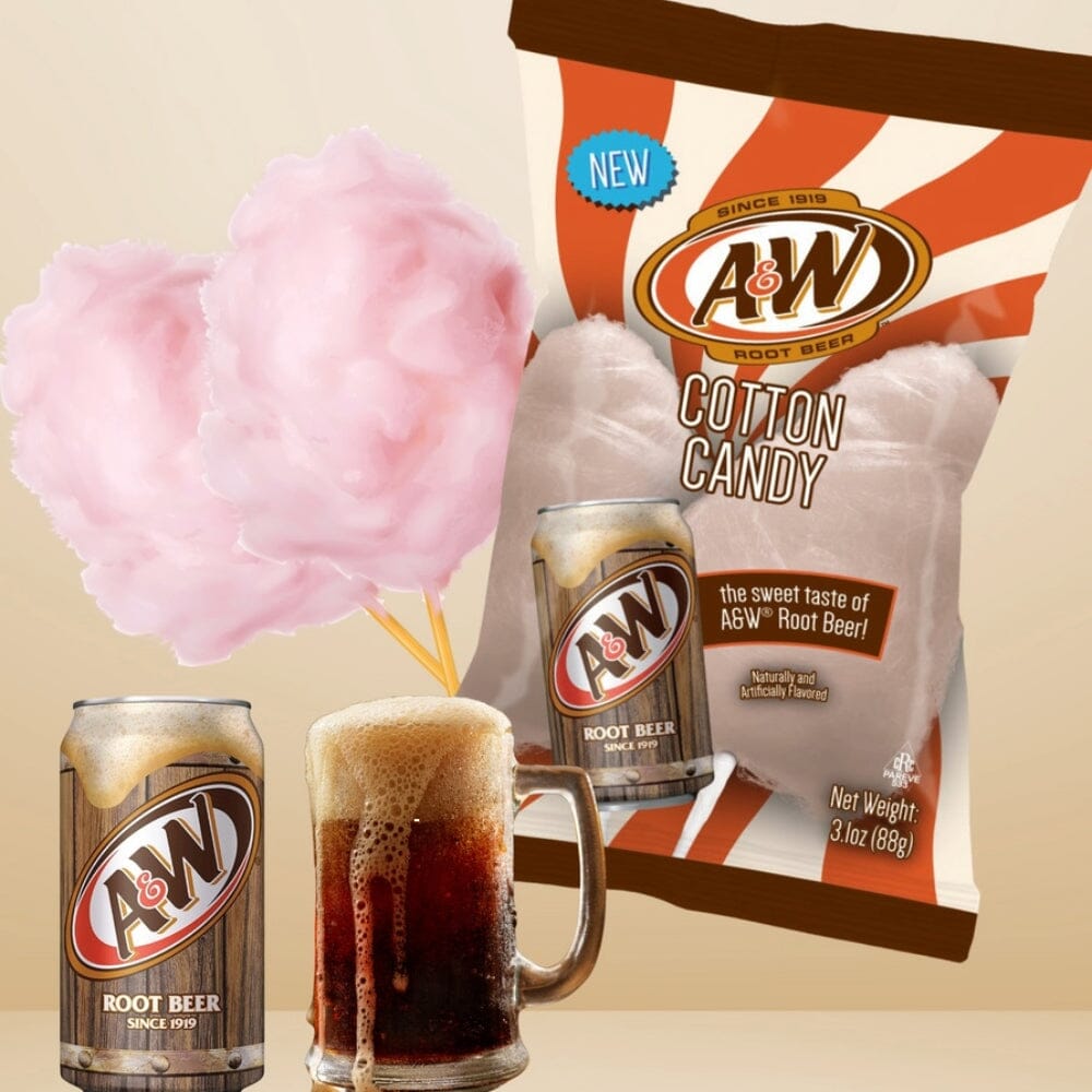 A&W® Root Beer Cotton Candy (3.1 oz) Simple A&W
