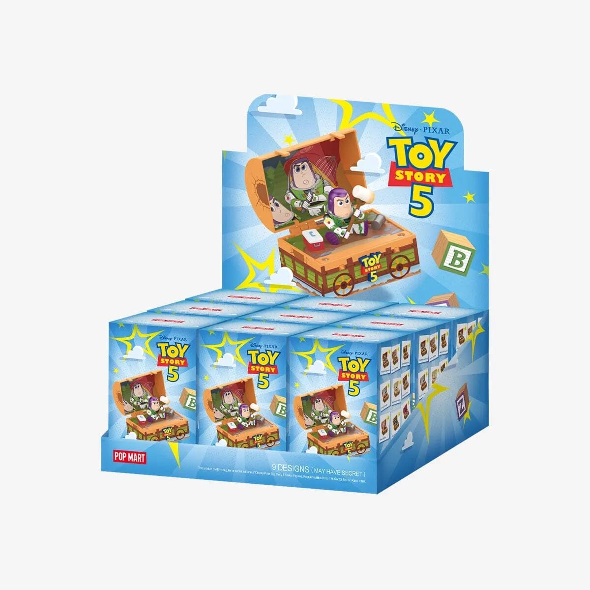 Pop Mart x Disney Pixar: Toy Story 5 Series Figurine Blind Box (1pc) Simple Pop Mart