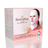 RevivaRay 7-in-1 LED Light Therapy Face + Neck Beauty Mask Simple Reviva