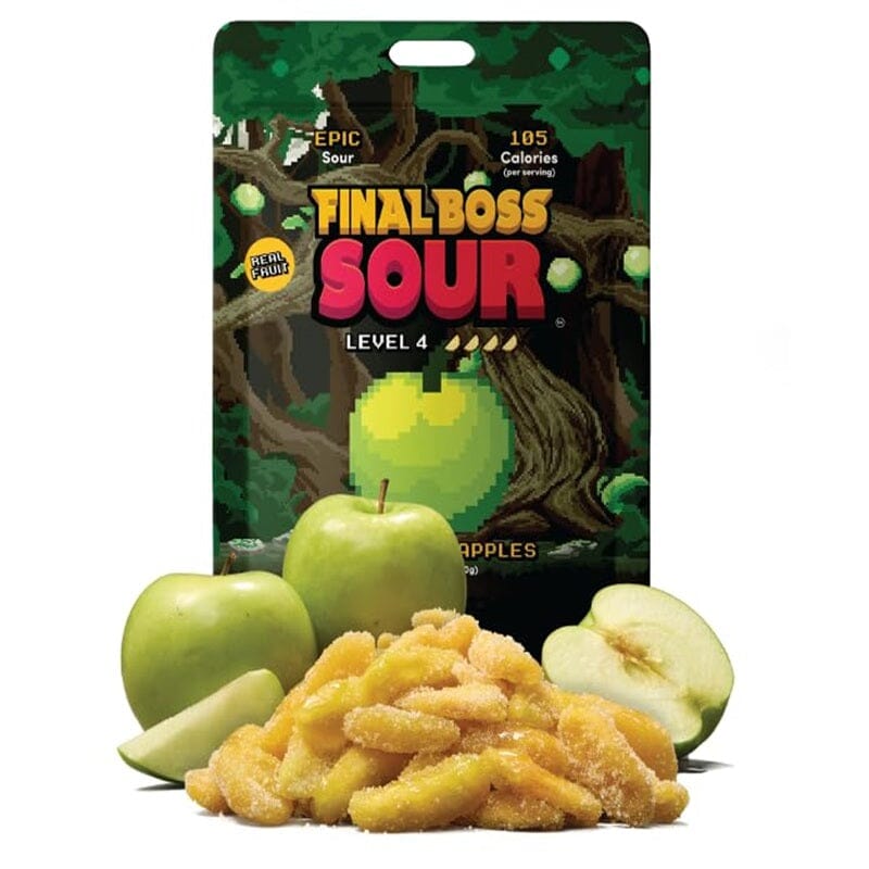 Final Boss Sour Level 4 Green Apple Sour Candy Snack 100g (1pc) Simple Final Boss Sour
