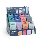 Speks Slabs Original - Silicone Sensory Sticker (1pc) Ships Assorted Simple Speks