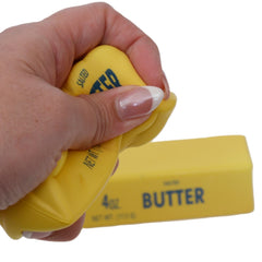 Yellow Butter Foam Slow-Rise Squishy 5.5" Fidget Toy (1pc) Simple Exclusive