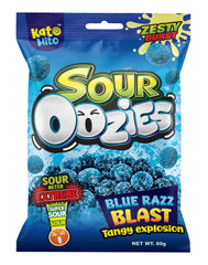 Kato Mito Sour Oozies Blue Razz Blast - 80g Simple Kato Mito