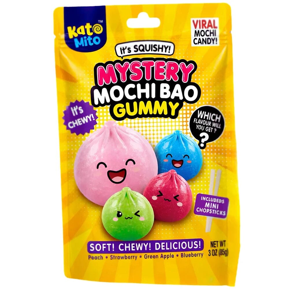 Kato Mito Mochi Mystery Bao Gummy Fruity Mix (3oz) Simple Kato Mito