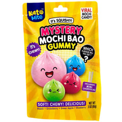 Kato Mito Mochi Mystery Bao Gummy Fruity Mix (3oz) Simple Kato Mito