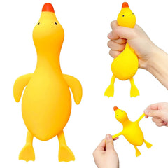 Pinch Family Duck Slow-Rise Foam Squishy 5.5" Fidget Toy (1pc)
