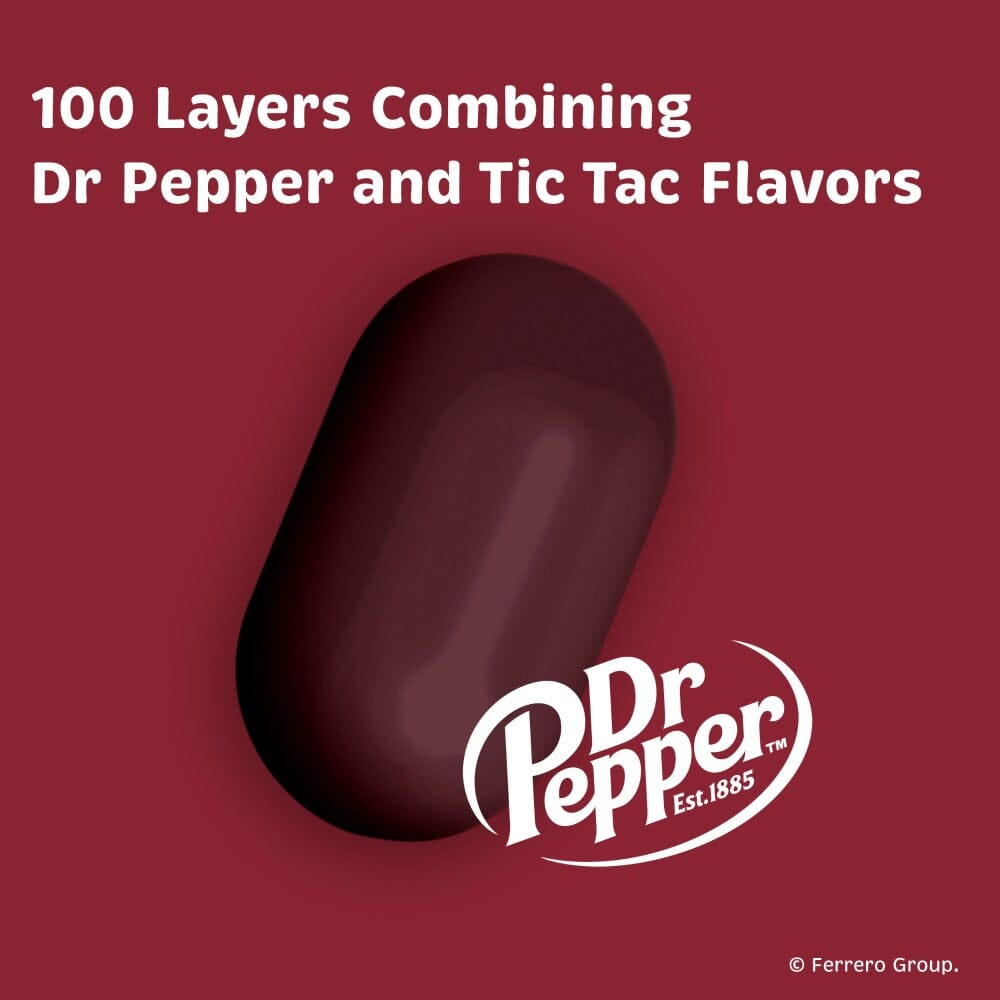 Tic Tac Dr. Pepper Mints (1.7 oz) - Limited Edition Simple Tic Tac