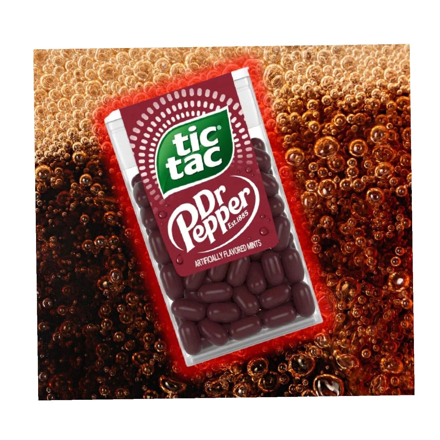 Tic Tac Dr. Pepper Mints (1.7 oz) - Limited Edition Simple Tic Tac