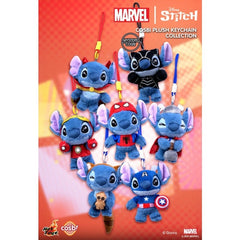 Hot Toys: Marvel x Stitch Cosplay Cosbi Plush Keychain Collection Blind Box (1pc)