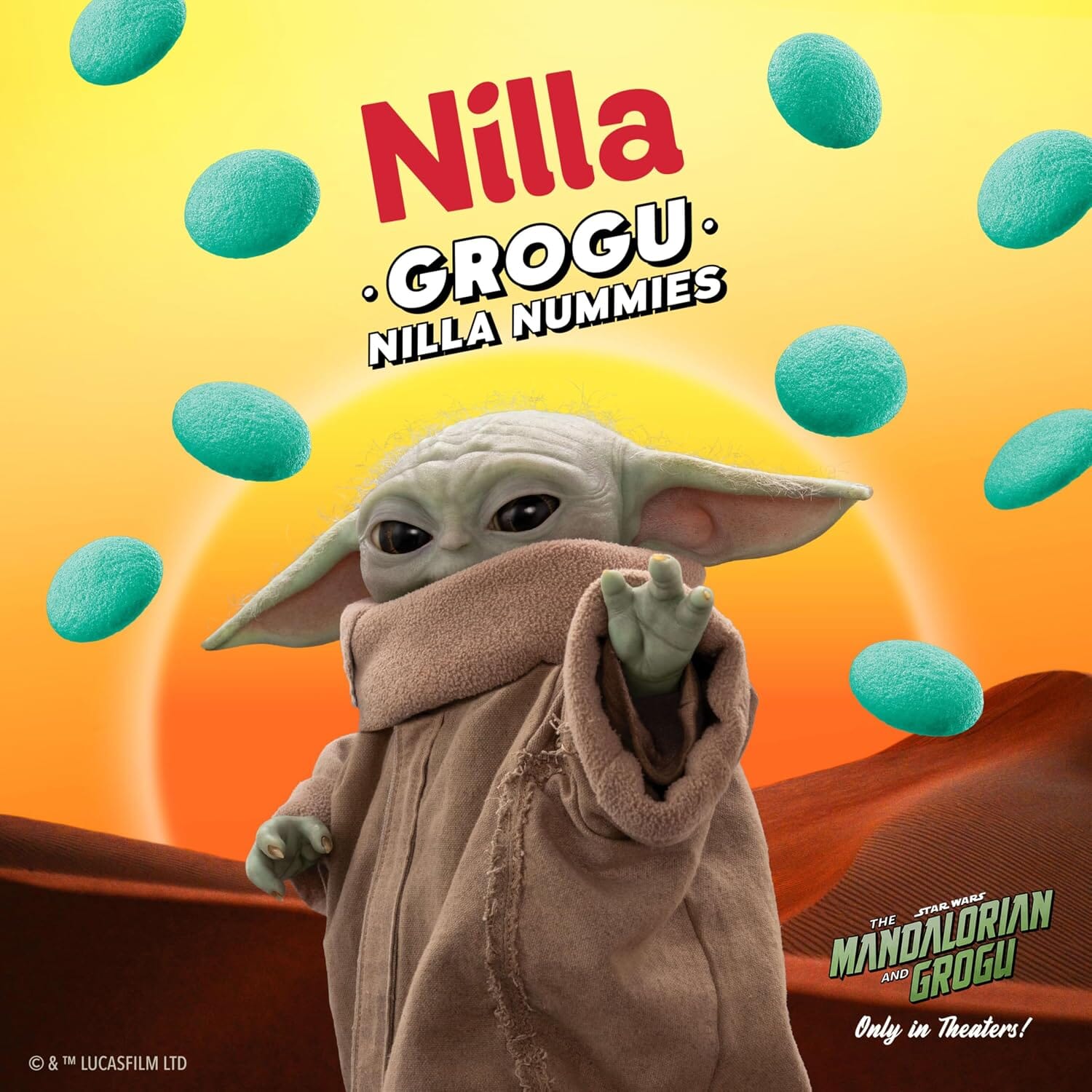 NILLA Wafers Grogu Nilla Nummies Vanilla Wafer Cookies (11oz) - Limited Edition Simple REESE'S
