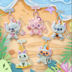 52TOYS x Disney: Stitch Aloha Hawaii Series Plush Keychain Blind Box (1pc) Simple 52TOYS