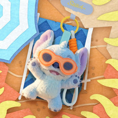 52TOYS x Disney: Stitch Aloha Hawaii Series Plush Keychain Blind Box (1pc) Simple 52TOYS