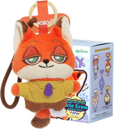 52TOYS x Disney: Zootopia Cute Crew Phone Strap Plush Blind Box (1pc) Simple 52TOYS