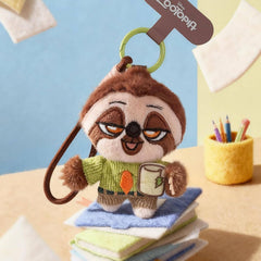 52TOYS x Disney: Zootopia Cute Crew Phone Strap Plush Blind Box (1pc) Simple 52TOYS