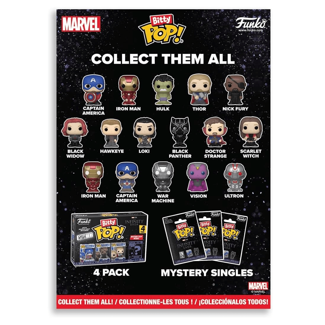 Funko Bitty Pop! Marvel Comics: Advent Holiday Countdown Calendar Simple Funko