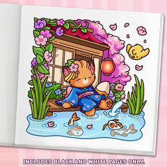 Cozy Japan: Cute Coloring Book for Adults and Teens By Jade Summer Simple Jade Summer