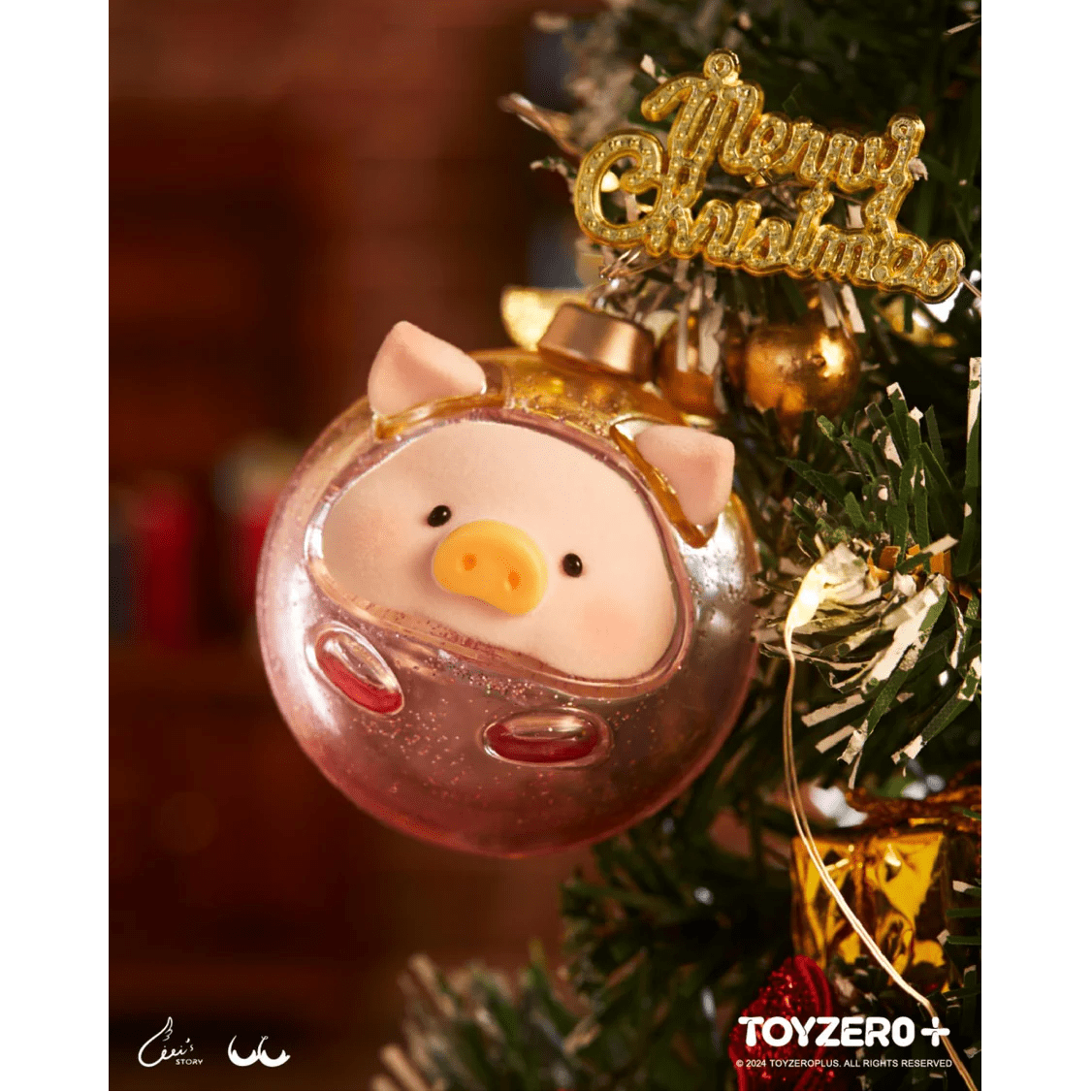 ToyZeroPlus x LuLu The Piggy Christmasland Series Figurines Blind Box (1pc) Simple TOYZEROPLUS