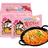 Samyang Buldak Hot Chicken Ramen Noodles Carbo Flavor (5pk) Simple Showcase