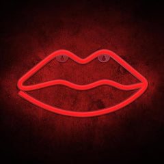 Illumina: Lips Shape Neon LED Light Simple Illumina