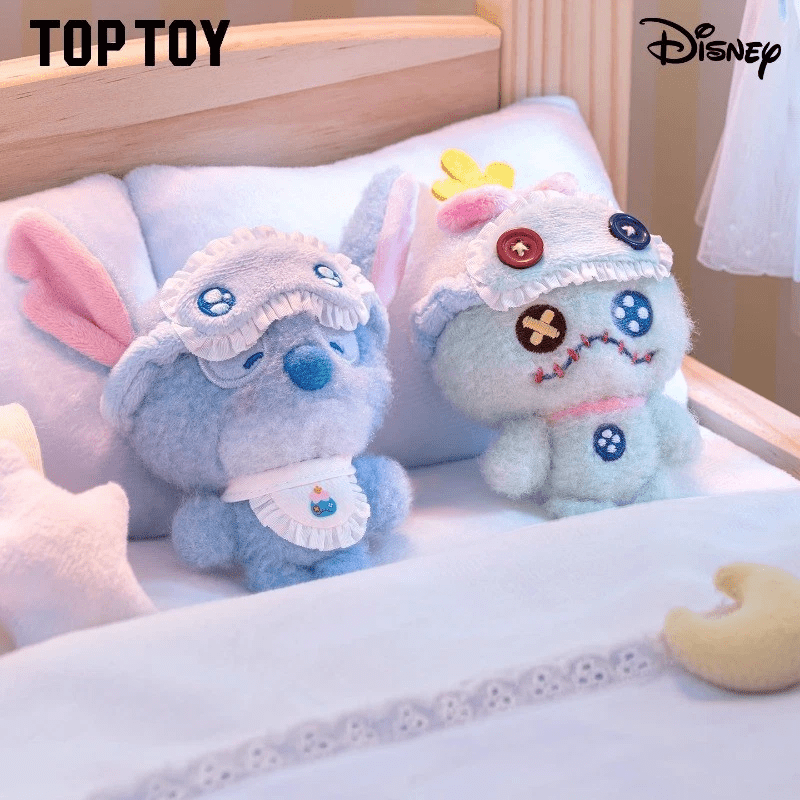 TOP TOY x Disney Squinting Sleepwear Series Plush Pendant Blind Box (1pc) Simple TOP TOY