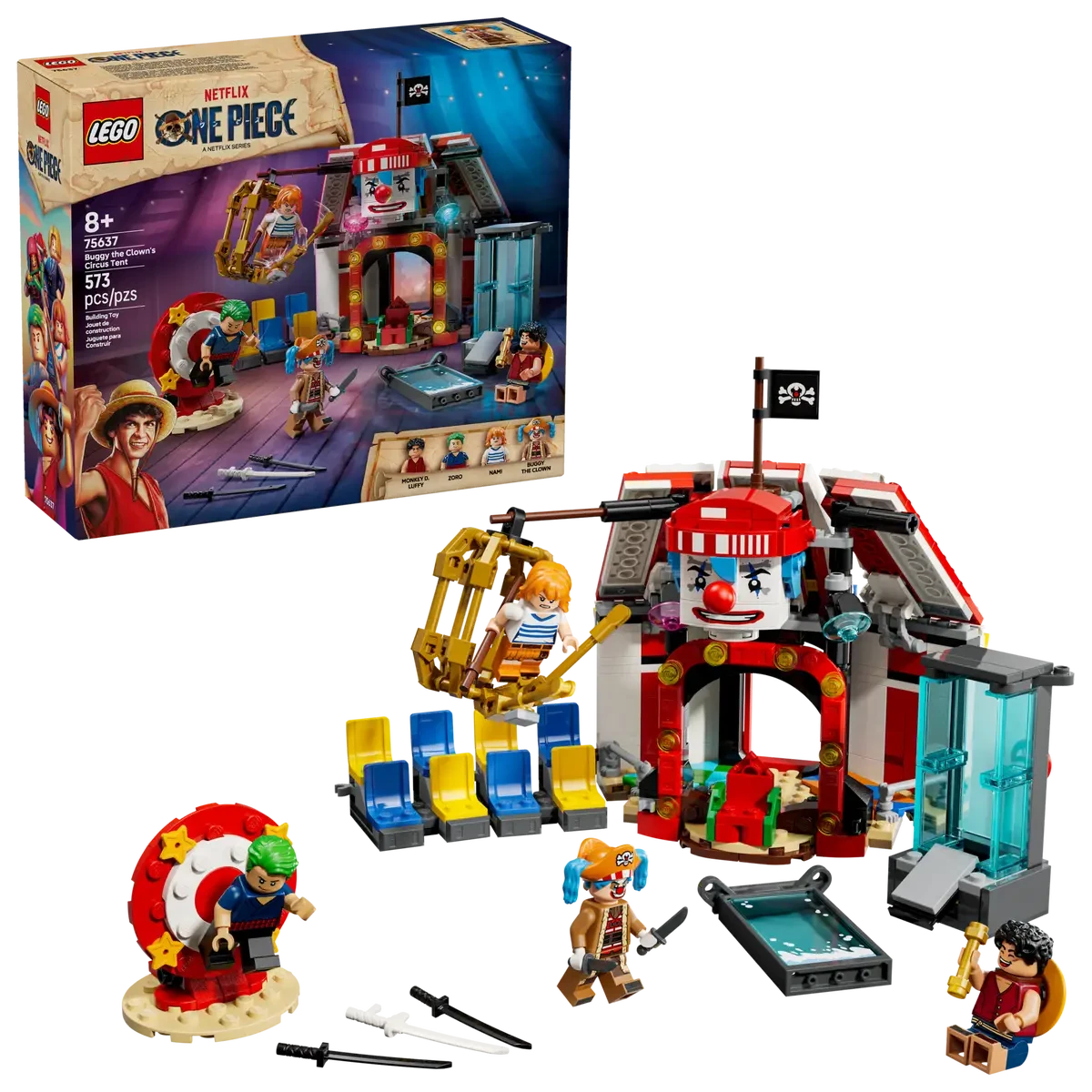 LEGO® Buggy the Clown's Circus Tent Simple Showcase
