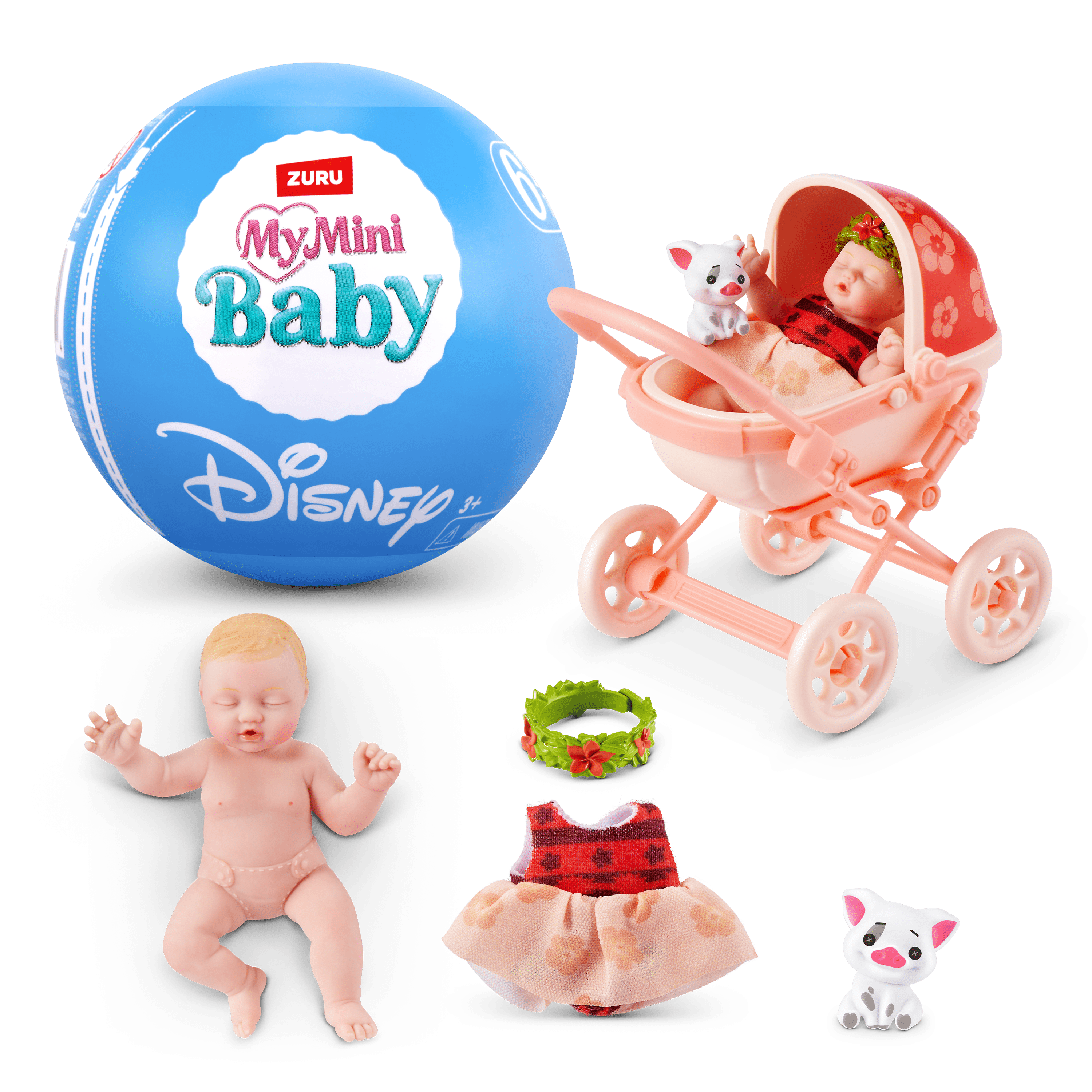 ZURU 5 Surprise My Mini Baby Disney Series 1 Collectible Capsule Simple ZURU