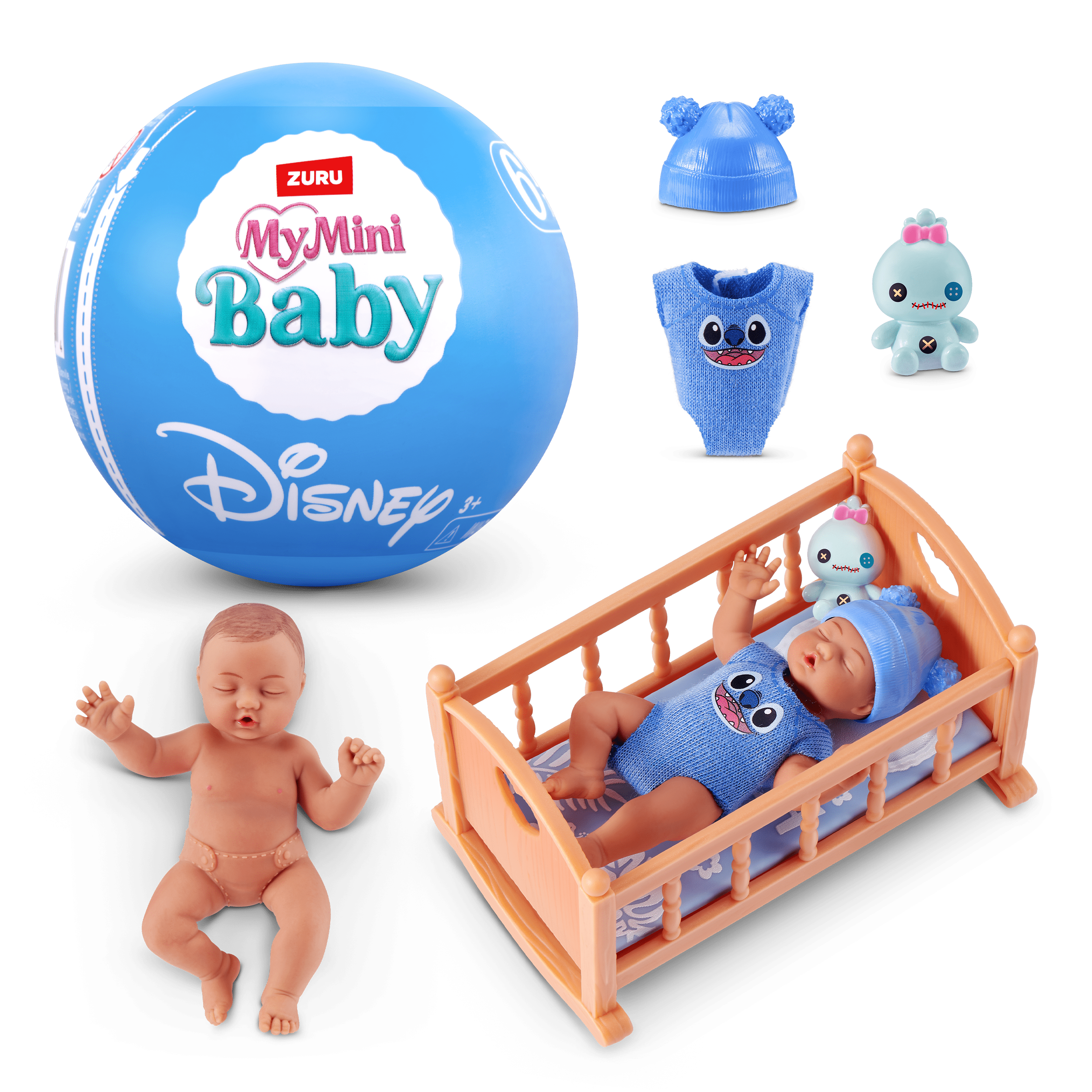 ZURU 5 Surprise My Mini Baby Disney Series 1 Collectible Capsule Simple ZURU