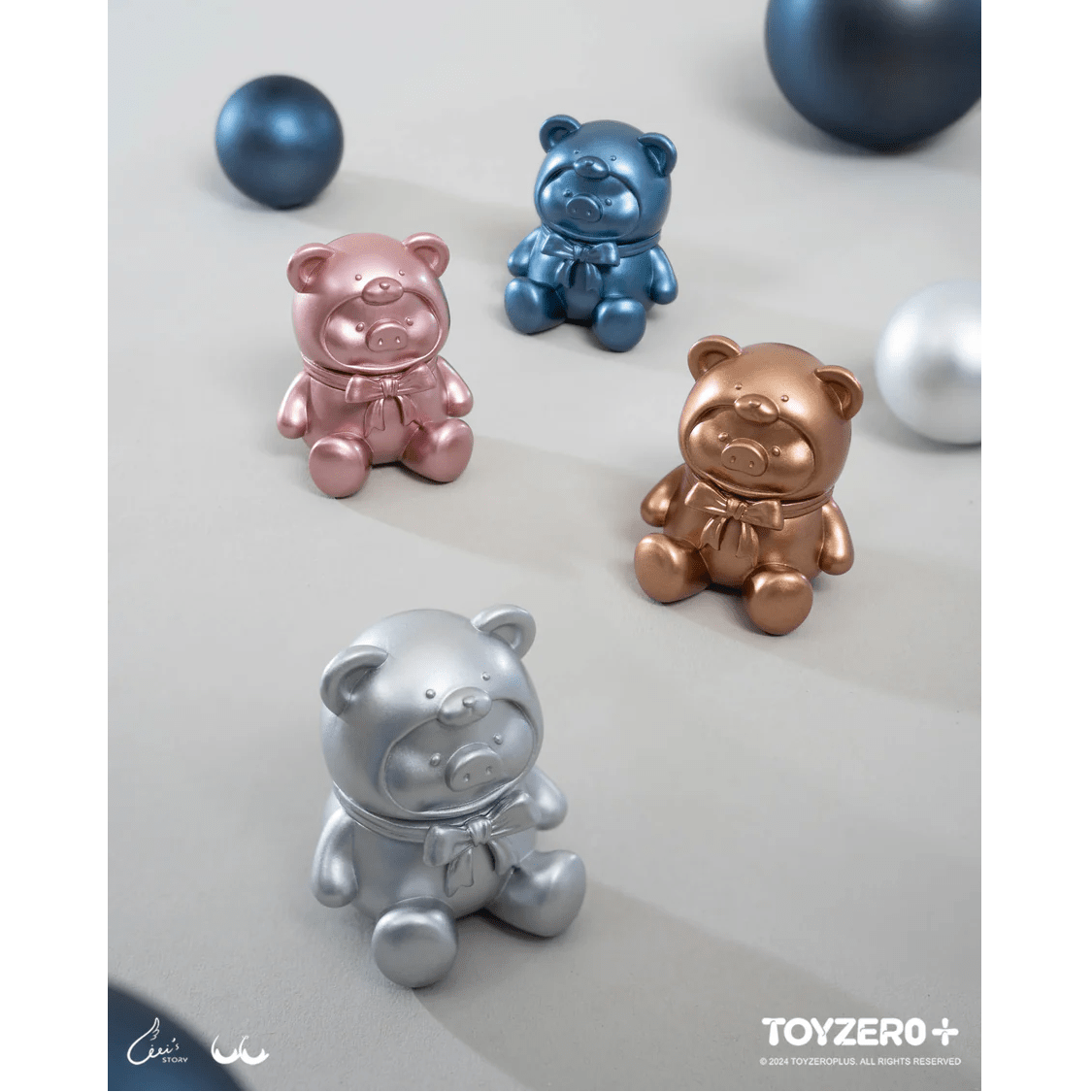 ToyZeroPlus x Lulu The Piggy Teddy Mini Series Blind Bag (1pc) Simple TOYZEROPLUS