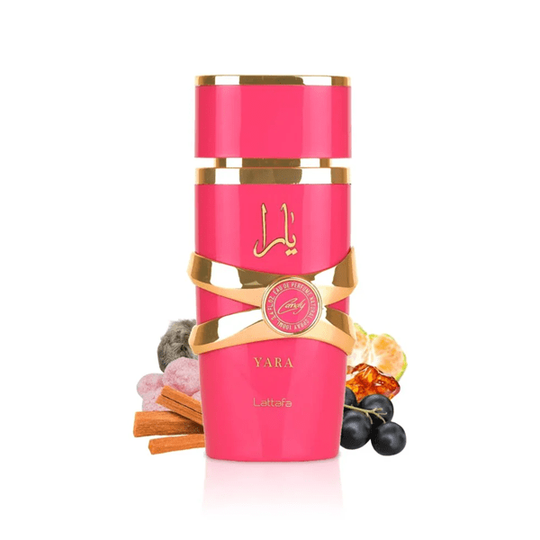 Yara by Lattafa Perfumes Candy Fragrance Spray (100mL) Simple Lattafa