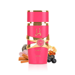 Yara by Lattafa Perfumes Candy Fragrance Spray (100mL) Simple Lattafa