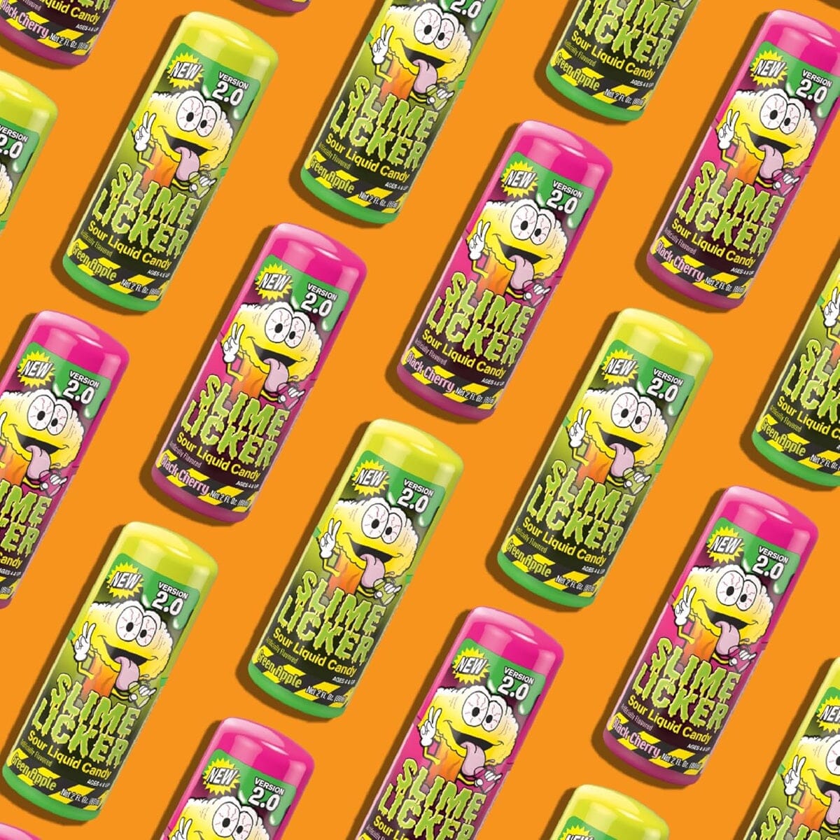 Toxic Waste: Slime Licker 2.0 - Green Apple & Black Cherry Version Roller (Ships Assorted) Simple Toxic Waste