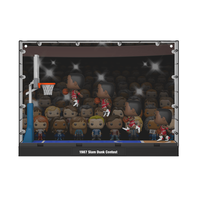 Funko Pop! NBA: Moments Deluxe - Michael Jordan From The Chicago Bulls ('87 Dunk Contest) Simple Funko
