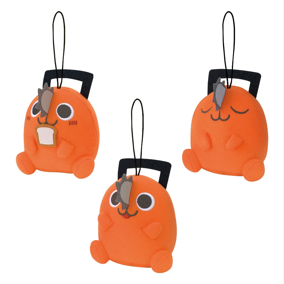 Chainsaw Man Pochita 8" Sitting Plush Toy Hanger (1pc) Style Ships Assorted Simple Chainsaw Man