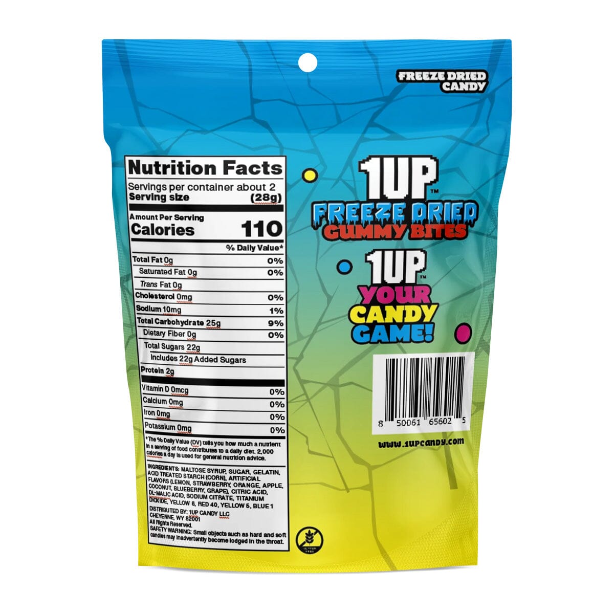 1UP: Freeze Dried Gummy Bites Simple 1UP