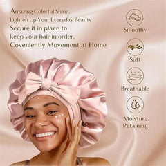 WOW NiteGlam: Silky Satin Sleep Bonnet Simple WOW Beauty