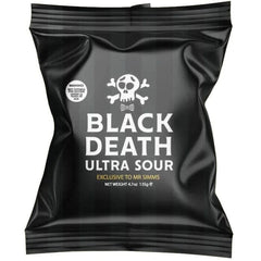 Mr. Simms Sweet Shoppe: Black Death Ultra Sour Hard Candy (Imported From England) Simple Mr. Simms