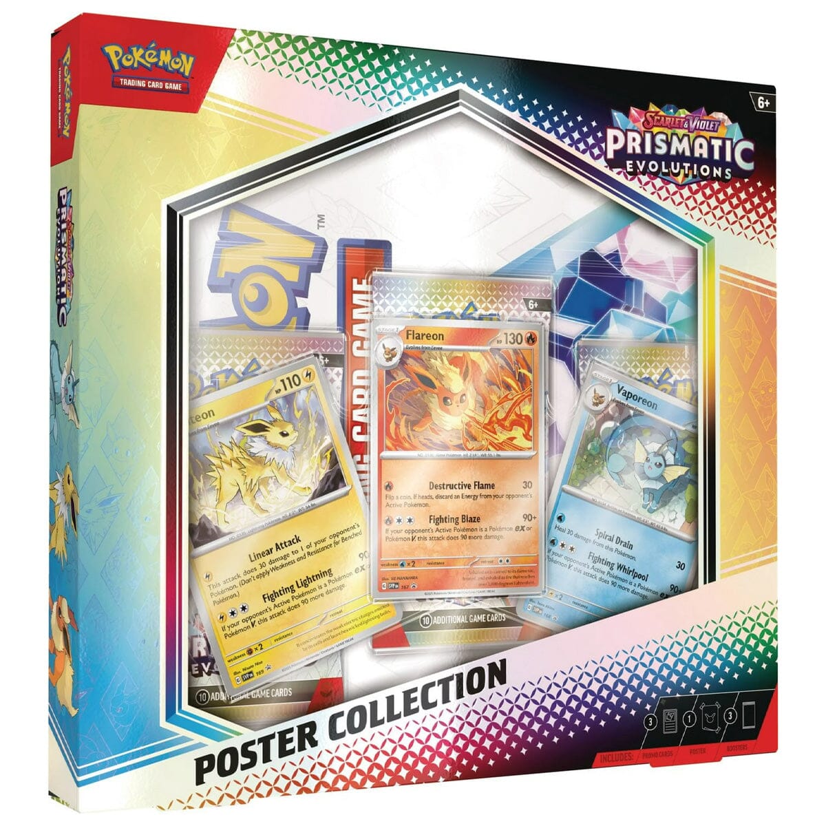 Pokémon TCG: Scarlet & Violet Prismatic Evolutions Poster Collection Simple Pokémon